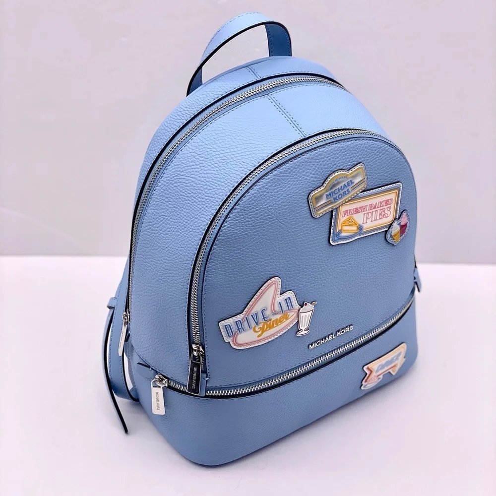 Michael Kors Medium Embellished Backpack Light Sky